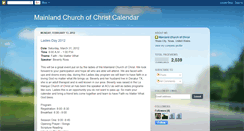 Desktop Screenshot of mainlandcalendar.blogspot.com