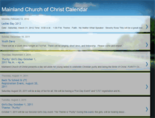 Tablet Screenshot of mainlandcalendar.blogspot.com