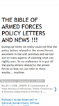 Mobile Screenshot of militarypolicies.blogspot.com