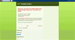 Desktop Screenshot of football-live-action.blogspot.com