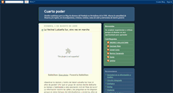 Desktop Screenshot of cuartopoder07.blogspot.com