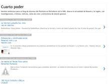 Tablet Screenshot of cuartopoder07.blogspot.com