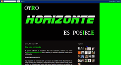 Desktop Screenshot of otrohorizontesposible.blogspot.com