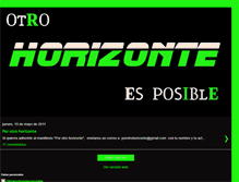 Tablet Screenshot of otrohorizontesposible.blogspot.com
