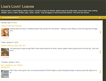 Tablet Screenshot of lisaslovinloaves.blogspot.com