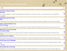 Tablet Screenshot of freebedbugs.blogspot.com