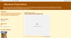 Desktop Screenshot of affectionsfixedabove.blogspot.com