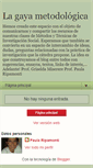 Mobile Screenshot of lagayametodologica.blogspot.com