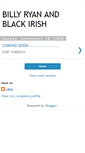 Mobile Screenshot of billyryanandblackirish.blogspot.com