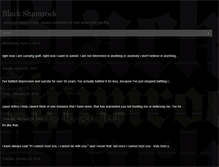 Tablet Screenshot of blackshamrock.blogspot.com