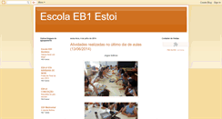 Desktop Screenshot of escolaeb1estoi.blogspot.com