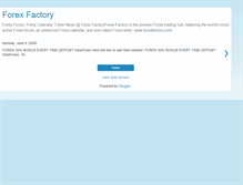 Tablet Screenshot of forex-factory-2u.blogspot.com