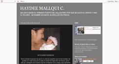 Desktop Screenshot of haydeemallqui.blogspot.com