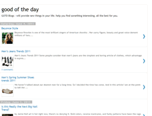 Tablet Screenshot of good-of-the-day.blogspot.com