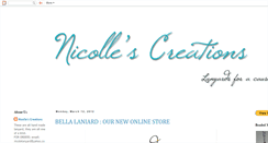 Desktop Screenshot of nicollescreations.blogspot.com
