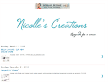 Tablet Screenshot of nicollescreations.blogspot.com