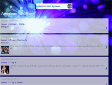 Tablet Screenshot of americanidolrant.blogspot.com