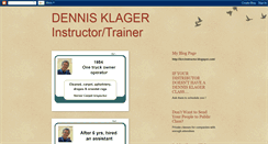 Desktop Screenshot of dennisklager.blogspot.com