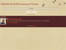 Tablet Screenshot of dennisklager.blogspot.com