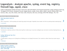 Tablet Screenshot of loganalysis.blogspot.com
