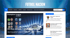 Desktop Screenshot of futbolnacion.blogspot.com