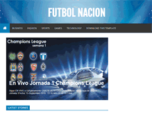 Tablet Screenshot of futbolnacion.blogspot.com