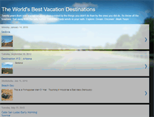 Tablet Screenshot of bestvacationdestinations.blogspot.com