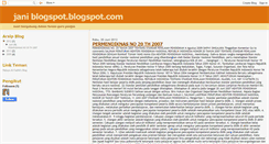 Desktop Screenshot of janiblogspot.blogspot.com