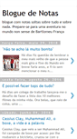 Mobile Screenshot of bloguedenotas.blogspot.com