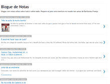 Tablet Screenshot of bloguedenotas.blogspot.com