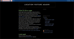 Desktop Screenshot of location-voiture-agadir.blogspot.com