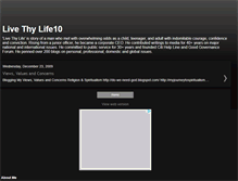Tablet Screenshot of livethylife10.blogspot.com