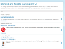 Tablet Screenshot of blendedandflexiblelearning.blogspot.com