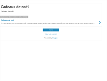 Tablet Screenshot of cadeaux-de-noel.blogspot.com
