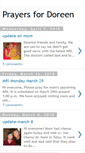 Mobile Screenshot of prayersfordoreen.blogspot.com