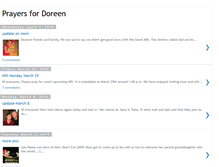 Tablet Screenshot of prayersfordoreen.blogspot.com