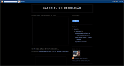 Desktop Screenshot of materialdemolicao.blogspot.com