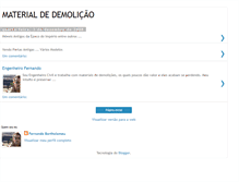 Tablet Screenshot of materialdemolicao.blogspot.com
