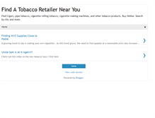 Tablet Screenshot of localtobacco.blogspot.com