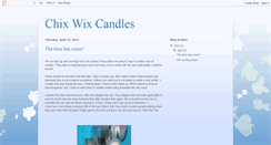 Desktop Screenshot of chixwixcandles.blogspot.com