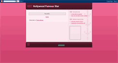 Desktop Screenshot of hollywoodfamousstar.blogspot.com