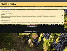 Tablet Screenshot of dbam-o-siebie.blogspot.com