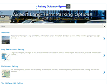 Tablet Screenshot of airportlongtermparking.blogspot.com