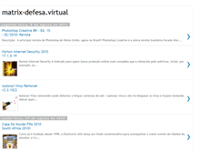 Tablet Screenshot of matrix-defesa-virtual.blogspot.com