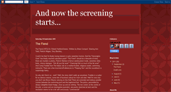 Desktop Screenshot of andnowthescreeningstarts.blogspot.com