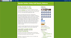 Desktop Screenshot of bandar-golden-valley-golfresort.blogspot.com