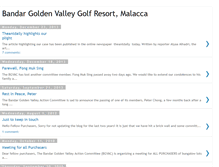 Tablet Screenshot of bandar-golden-valley-golfresort.blogspot.com