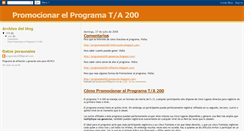 Desktop Screenshot of programata200-promocion.blogspot.com