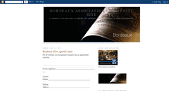 Desktop Screenshot of bordeauxassociation.blogspot.com