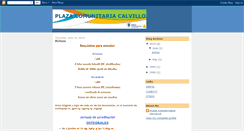 Desktop Screenshot of calvilloplaza.blogspot.com